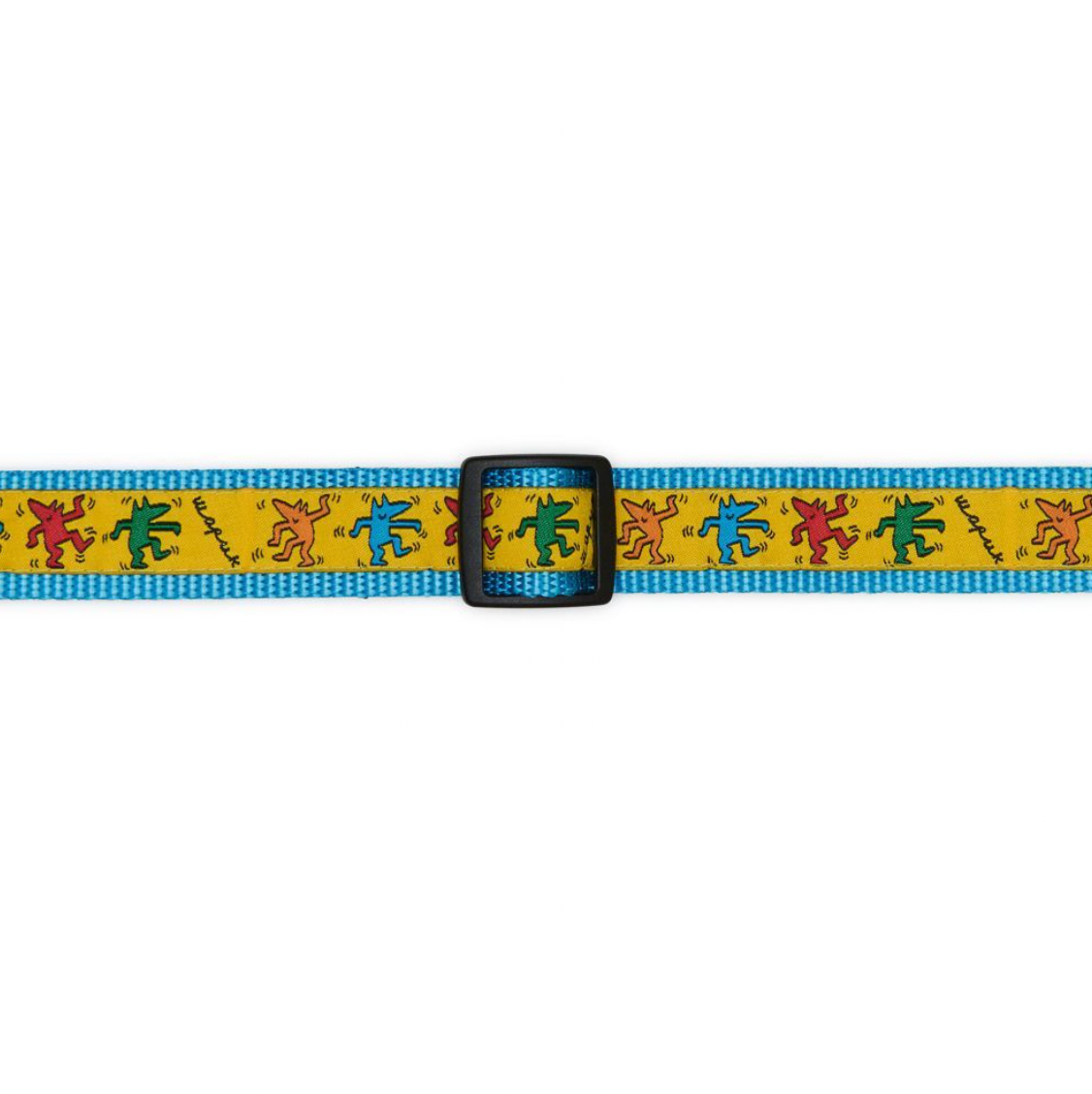Canvas blue printed collar