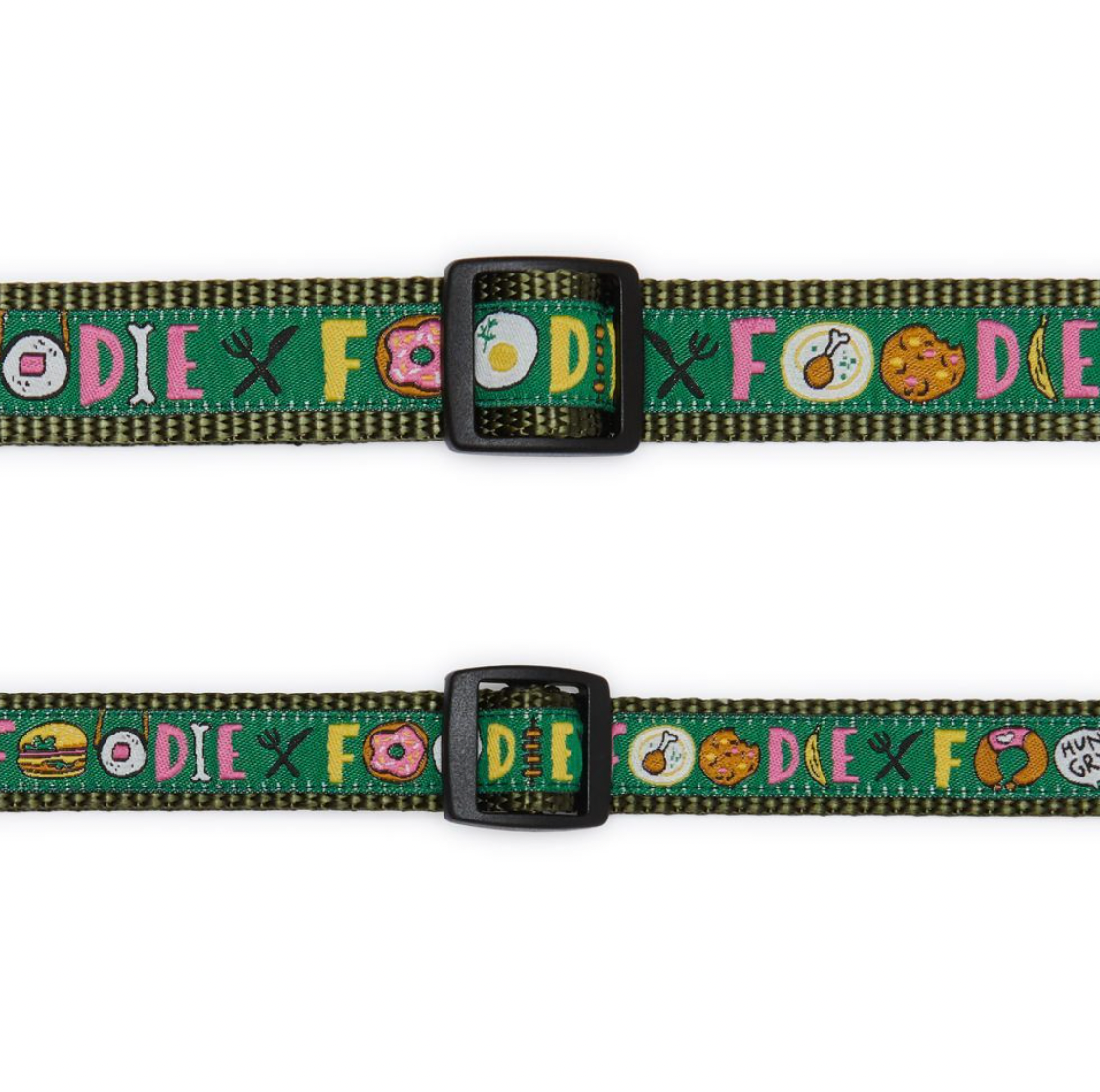 Canvas Army Green Gourmet Collar