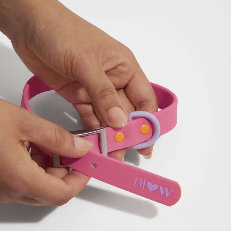 Pink Rubber Collar - Limited Edition