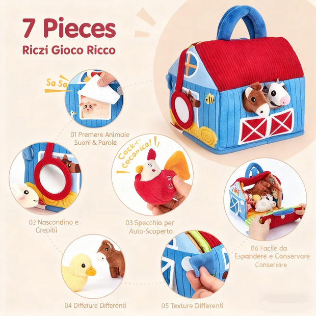 Fattoria delle Sorprese – Peluche con Suoni Reali degli Animali