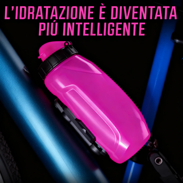 Borraccia Magnetica Rotante – Sistema di Fissaggio a Rilascio Rapido