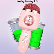 ✨ Karaoke Magic in Your Hands – Cute Mic with Big Sound!
