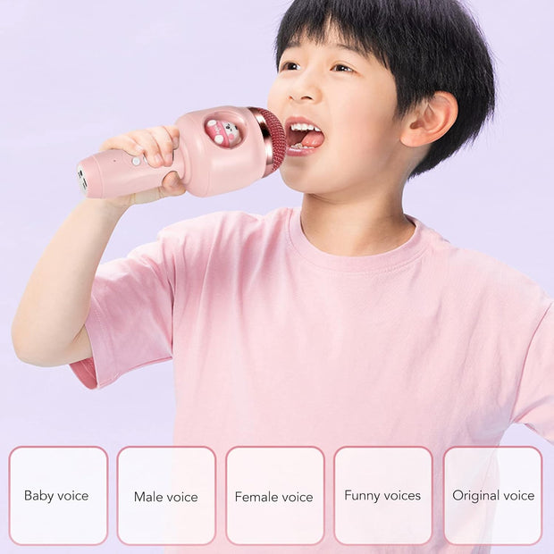 ✨ Karaoke Magic in Your Hands – Cute Mic with Big Sound!