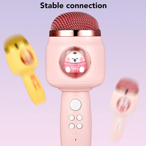 ✨ Karaoke Magic in Your Hands – Cute Mic with Big Sound!