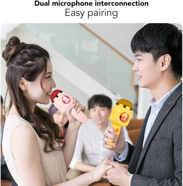 ✨ Karaoke Magic in Your Hands – Cute Mic with Big Sound!