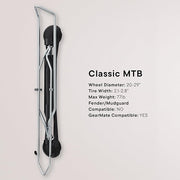 Bike Wall Mount — Effortless Loading, Space‑Saving Design