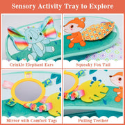 Inflatable Baby Floor Seat with Tray – Soft Supportive PVC Chair for 3–36 Months