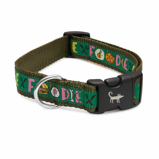 Canvas Army Green Gourmet Collar