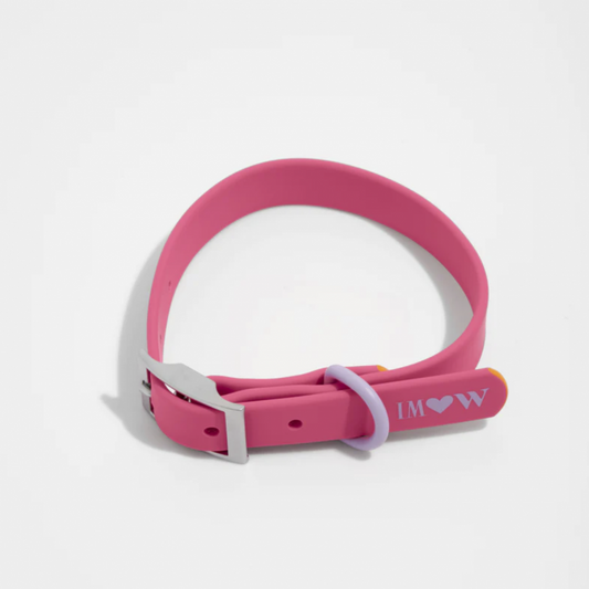 Pink Rubber Collar - Limited Edition
