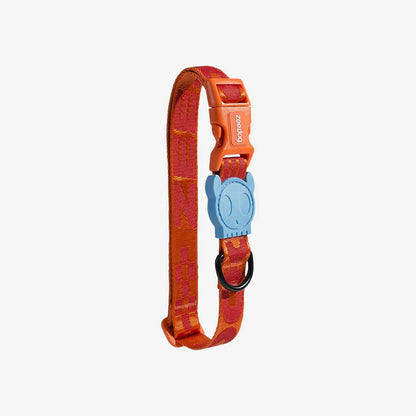 Orange braided collar