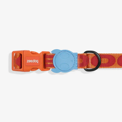 Orange braided collar