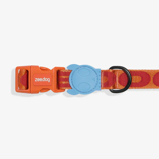 Orange braided collar